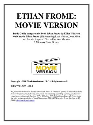 cover image of Ethan Frome